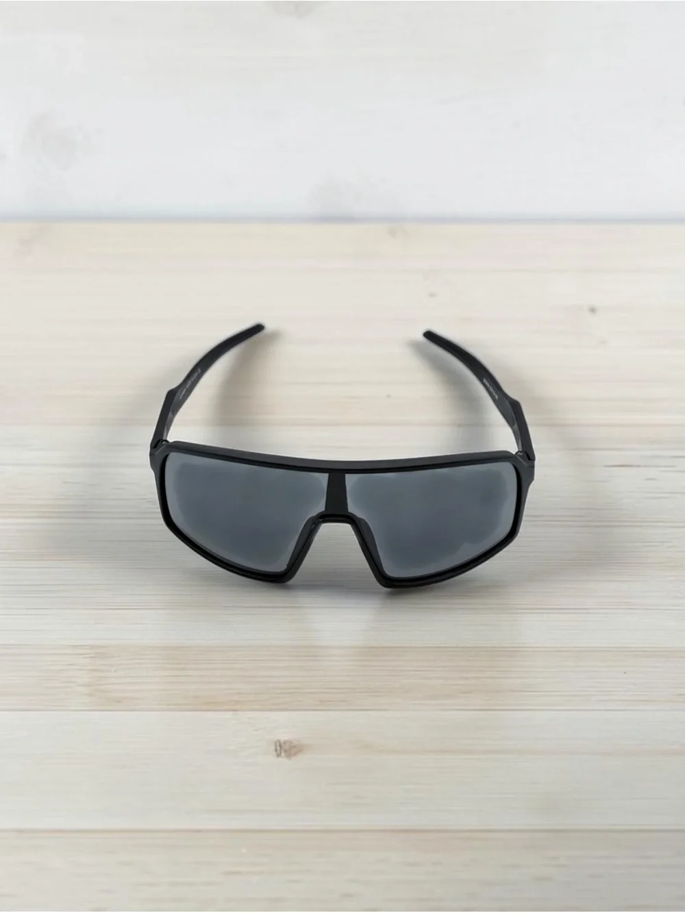 Oakley Sutro Black Shield Sunglasses Grey Lens w/ Case
